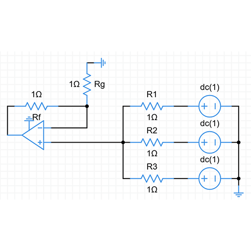 Non-Inverting summer op-amp circuit